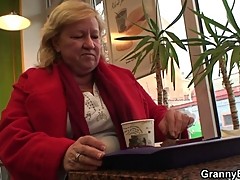 Cock hungry grandma is pounded