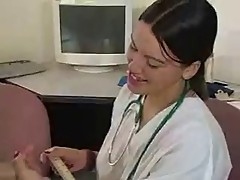 Nurse gives handjob